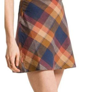 Altar’d State Spice Plaid Mini Skirt
